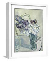 Carnations in a Vase, Auvers, June 1890-Vincent van Gogh-Framed Giclee Print