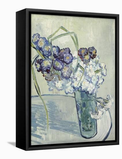 Carnations in a Vase, Auvers, June 1890-Vincent van Gogh-Framed Stretched Canvas