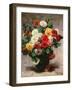 Carnations in a Vase-Georges Jeannin-Framed Giclee Print