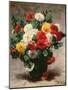 Carnations in a Vase-Georges Jeannin-Mounted Giclee Print