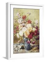 Carnations in the Albarello-Francois Rivoire-Framed Giclee Print