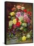 Carnations of Radiant Colours-Albert Williams-Framed Stretched Canvas