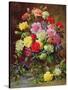Carnations of Radiant Colours-Albert Williams-Stretched Canvas