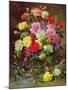 Carnations of Radiant Colours-Albert Williams-Mounted Giclee Print