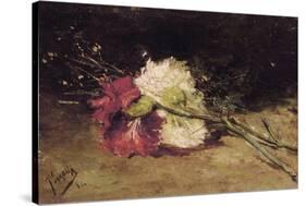 Carnations-Joaquín Sorolla y Bastida-Stretched Canvas