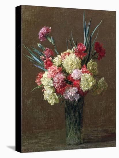 Carnations-Ignace Henri Jean Fantin-Latour-Stretched Canvas