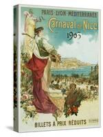 Carnaval De Nice Poster-Hugo D'Alesi-Stretched Canvas