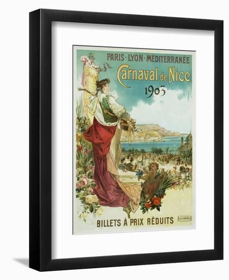 Carnaval De Nice Poster-Hugo D'Alesi-Framed Giclee Print