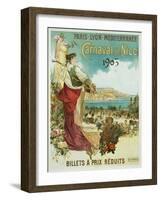 Carnaval De Nice Poster-Hugo D'Alesi-Framed Giclee Print