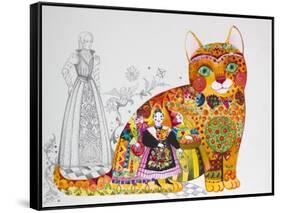 Carnaval France-Oxana Zaika-Framed Stretched Canvas