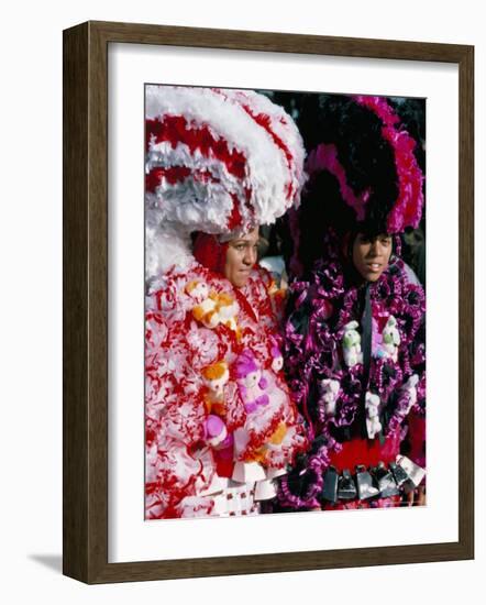 Carnaval Sur Le Mayo (Carnival), Santo Domingo, Dominican Republic, Hispaniola-Bruno Barbier-Framed Photographic Print