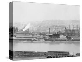 Carnegie Blast Furnaces, Homestead, Pa.-null-Stretched Canvas