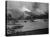 Carnegie Furnaces, at Braddock, Pennsylvania, on the Monongahela River, 1905-null-Stretched Canvas