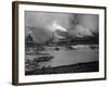 Carnegie Furnaces, at Braddock, Pennsylvania, on the Monongahela River, 1905-null-Framed Photo