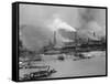 Carnegie Furnaces, Braddock, Pa.-null-Framed Stretched Canvas