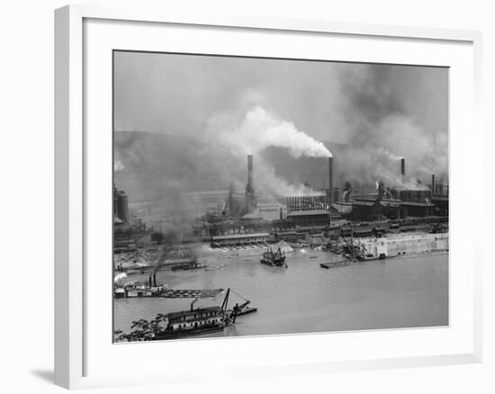 Carnegie Furnaces, Braddock, Pa.-null-Framed Photo