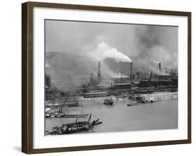 Carnegie Furnaces, Braddock, Pa.-null-Framed Photo