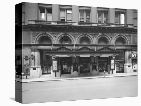 Carnegie Hall Entrance -- Exterior View-null-Stretched Canvas