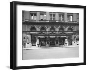 Carnegie Hall Entrance -- Exterior View-null-Framed Photographic Print