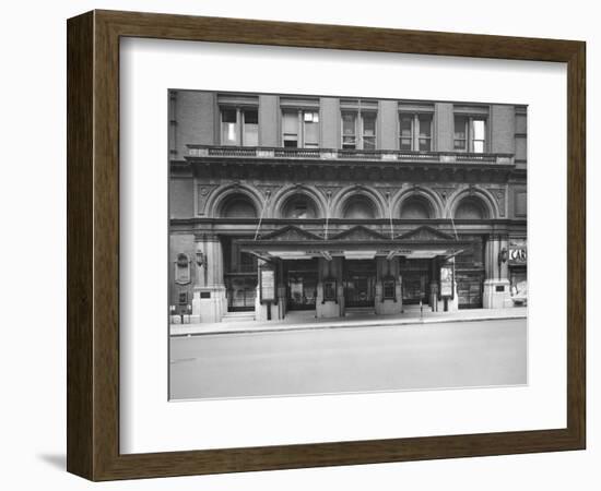 Carnegie Hall Entrance -- Exterior View-null-Framed Photographic Print