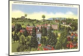 Carnegie Hall, Greenbrier College, Lewisburg, West Virginia-null-Mounted Art Print