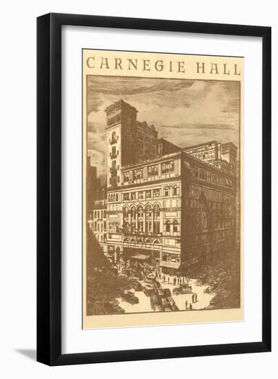 Carnegie Hall, New York City-null-Framed Art Print