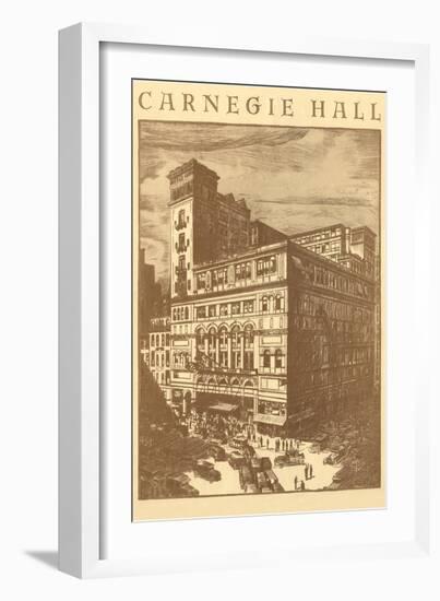 Carnegie Hall, New York City-null-Framed Art Print