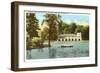 Carnegie Lake, Princeton University, New Jersey-null-Framed Art Print