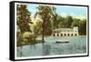 Carnegie Lake, Princeton University, New Jersey-null-Framed Stretched Canvas