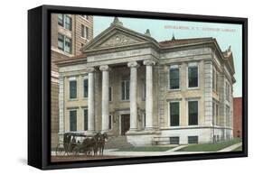 Carnegie Library, Binghamton-null-Framed Stretched Canvas