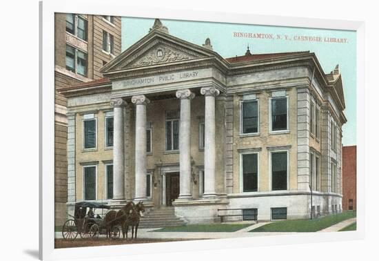 Carnegie Library, Binghamton-null-Framed Art Print