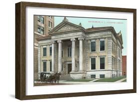 Carnegie Library, Binghamton-null-Framed Art Print