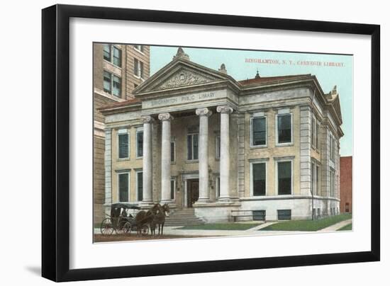 Carnegie Library, Binghamton-null-Framed Art Print