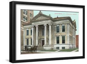 Carnegie Library, Binghamton-null-Framed Art Print