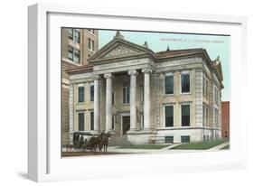 Carnegie Library, Binghamton-null-Framed Art Print