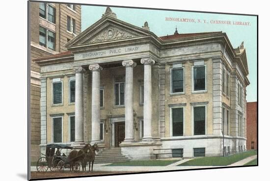 Carnegie Library, Binghamton-null-Mounted Art Print