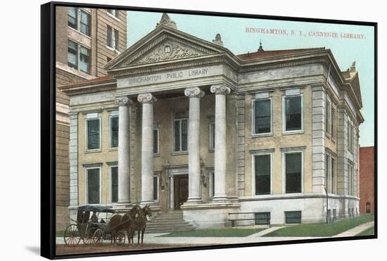 Carnegie Library, Binghamton-null-Framed Stretched Canvas