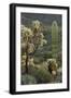 Carnegiea Gigantea, Saguaro Cacti, Hieroglyphic Trail, Lost Dutchman State Park, Arizona, Usa-Rainer Mirau-Framed Photographic Print