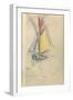 Carnet : Bateau à voile-Paul Signac-Framed Giclee Print