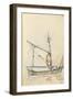 Carnet : Bateau-Paul Signac-Framed Giclee Print