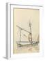 Carnet : Bateau-Paul Signac-Framed Giclee Print