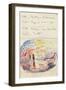 Carnet : Composition circulaire et annotations manuscrites-Paul Signac-Framed Giclee Print