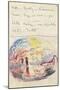 Carnet : Composition circulaire et annotations manuscrites-Paul Signac-Mounted Giclee Print