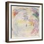 Carnet : Composition circulaire et annotations manuscrites-Paul Signac-Framed Giclee Print