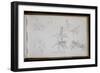 Carnet de croquis : études de crabe-William Adolphe Bouguereau-Framed Giclee Print