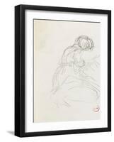 Carnet de dessins-Gustave Moreau-Framed Giclee Print