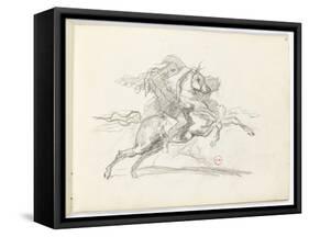 Carnet de dessins-Gustave Moreau-Framed Stretched Canvas