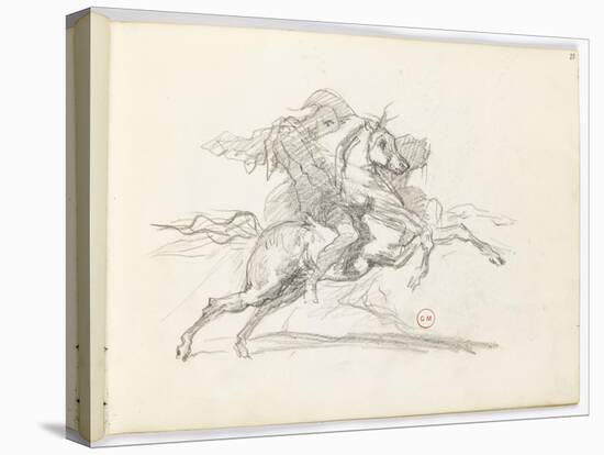 Carnet de dessins-Gustave Moreau-Stretched Canvas