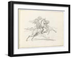Carnet de dessins-Gustave Moreau-Framed Giclee Print