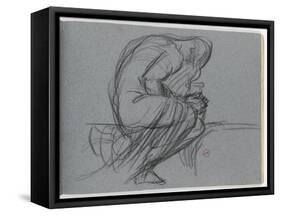 Carnet de dessins-Gustave Moreau-Framed Stretched Canvas